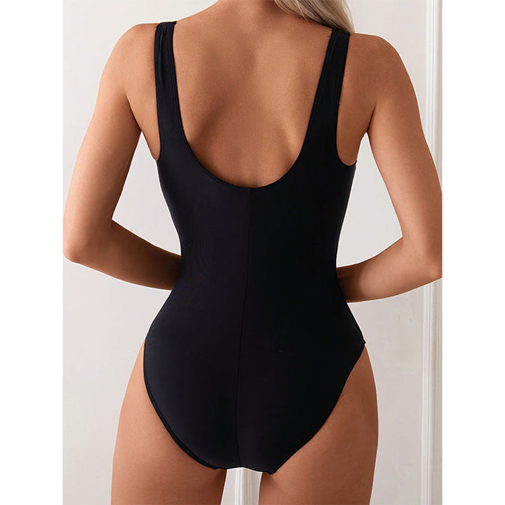 Damen Figurformender Einteiler Badeanzug Drune