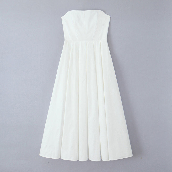 Damen elegantes corsagenfreies Abendkleid Drune