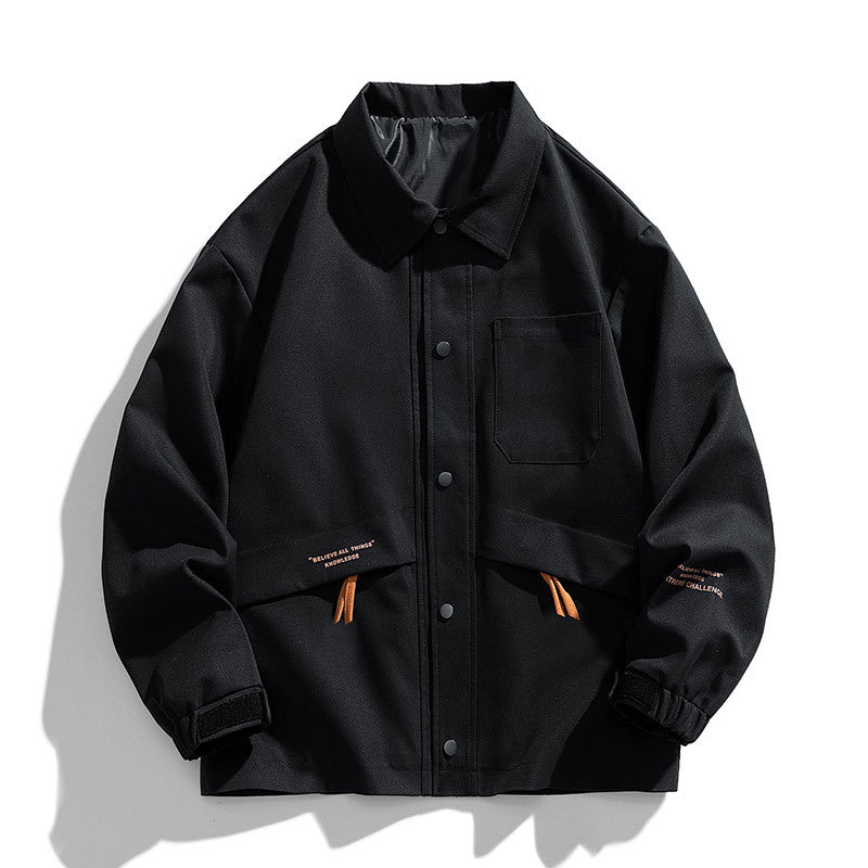 Herren Modische Utility-Jacke Drune