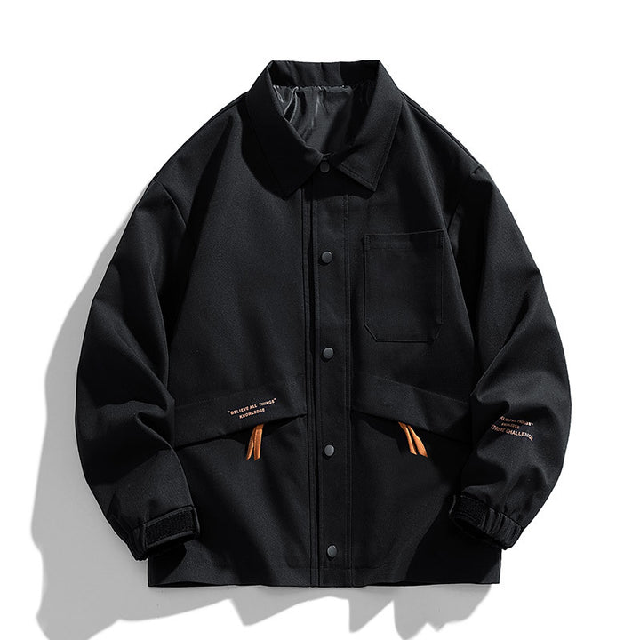 Herren Modische Utility-Jacke Drune