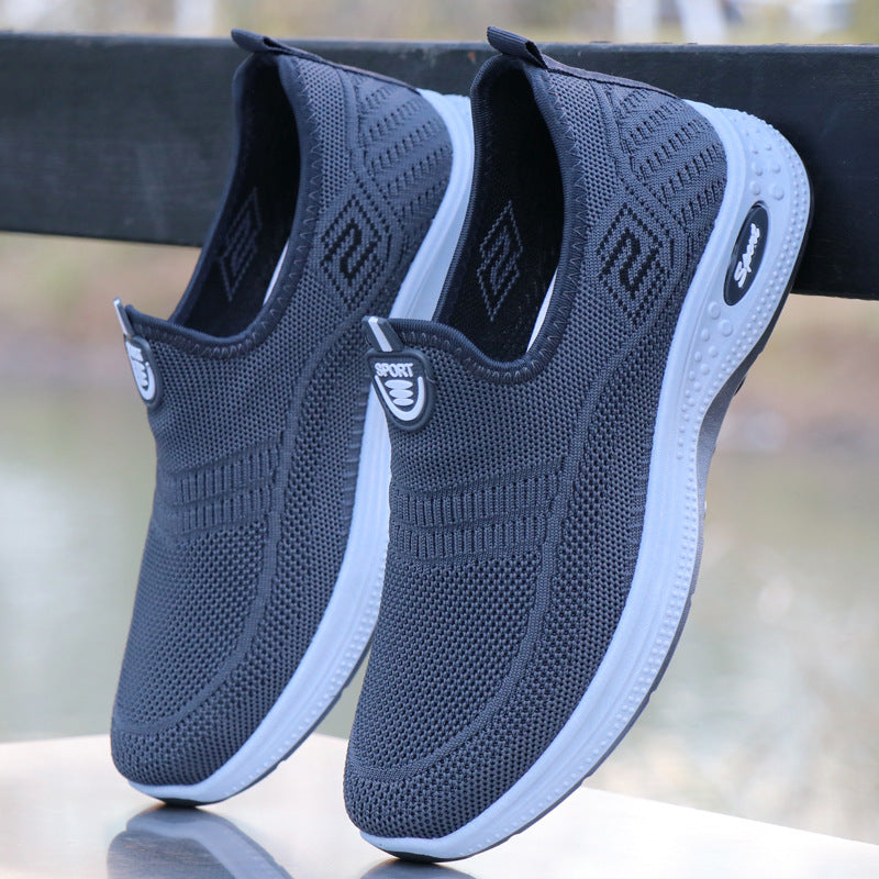 Damen Slip-On Sneakers mit atmungsaktiver Struktur und bequemem Fußbett Drune