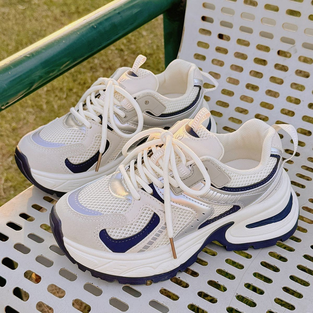 Damen Sportliche Sneakers mit atmungsaktiver Mesh-Oberfläche und modischer Silhouette Drune
