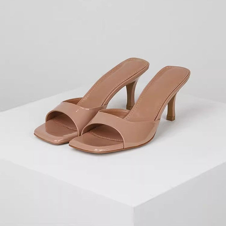 Damen elegante High Heel Sandalen mit blockierendem Design Drune