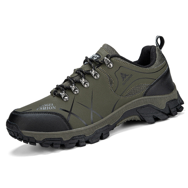 Herren nan robuste wasserabweisende Trekking-Schuhe mit profilierter Gummisohle Drune