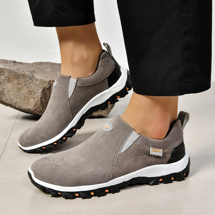 Herren dezenten wasserabweisenden Wildleder-Slipper mit griffiger Outdoor-Laufsohle Drune
