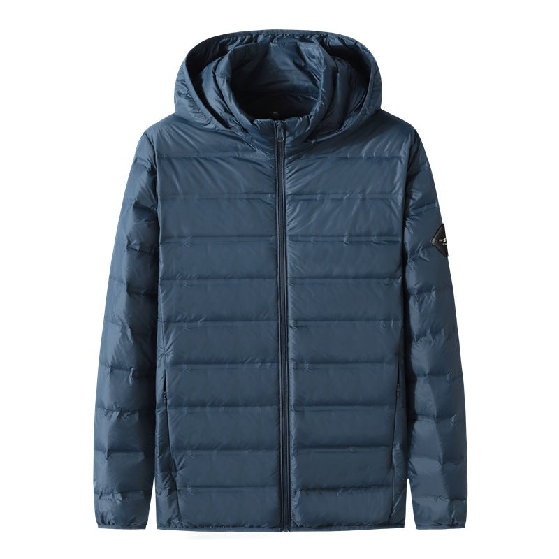 Herren Ultraleichte gesteppte Thermojacke mit Kapuze Drune