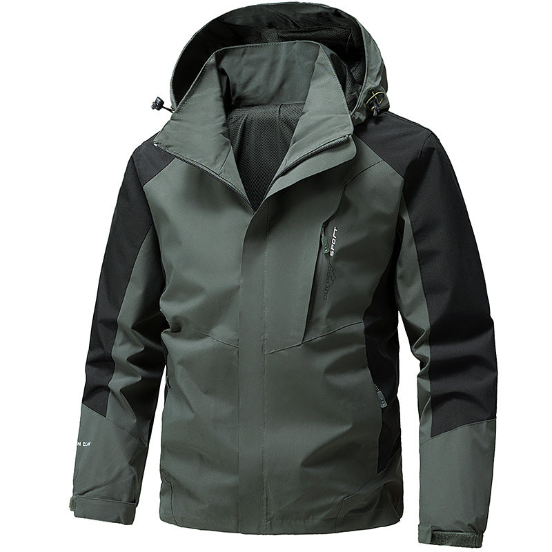 Herren wasserabweisende multifunktionale Outdoor-Jacke Drune