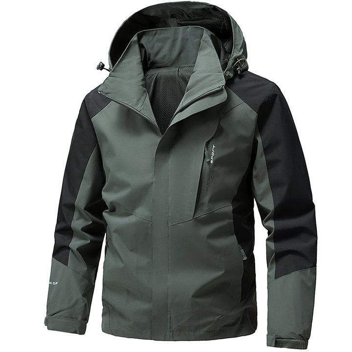 Herren wasserabweisende multifunktionale Outdoor-Jacke Drune