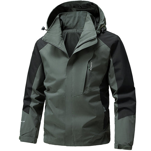 Herren wasserabweisende multifunktionale Outdoor-Jacke Drune