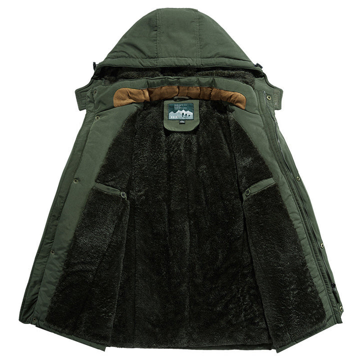 Herren Wasserfeste Outdoor-Jacke mit Fleece-Futter Drune
