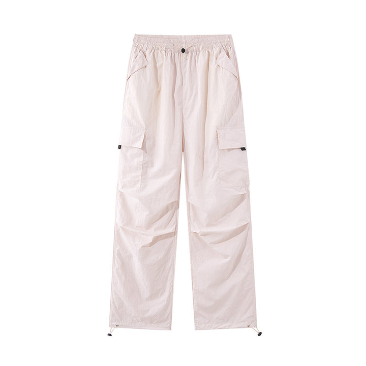 Unisex Leichte technische Cargo-Hose mit Kordelzug und verstellbarem Saum Drune