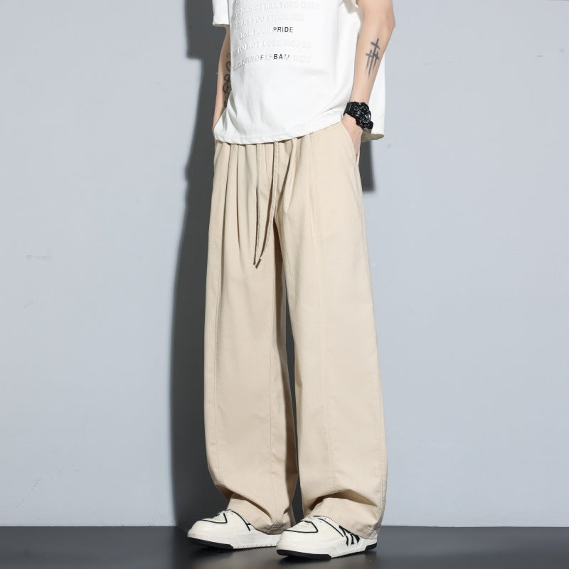 Damen Weite Lagen-Loungehose mit Cargo-Details & elastischem Tunnelzug Drune