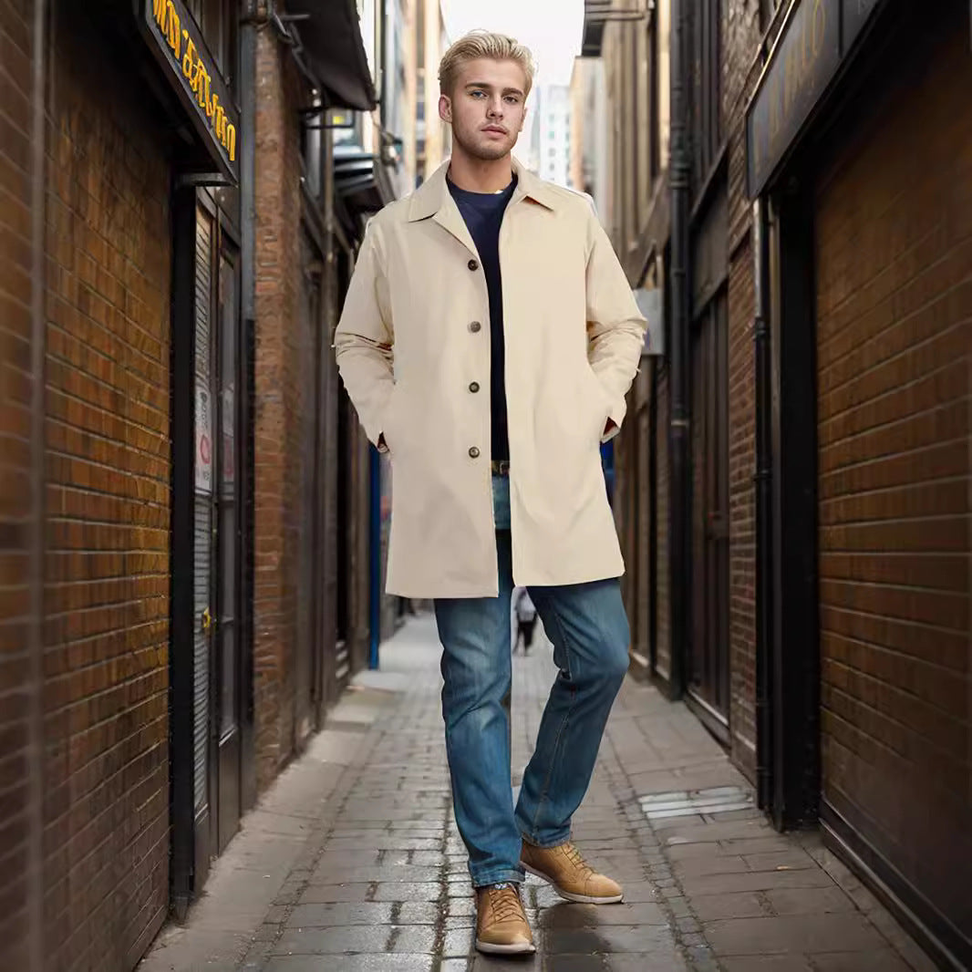 Herren leichte Übergangsjacke mit nachhaltigem Material Drune