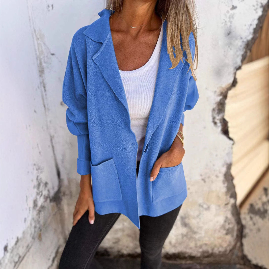 Damen modische Oversized Blazer Drune