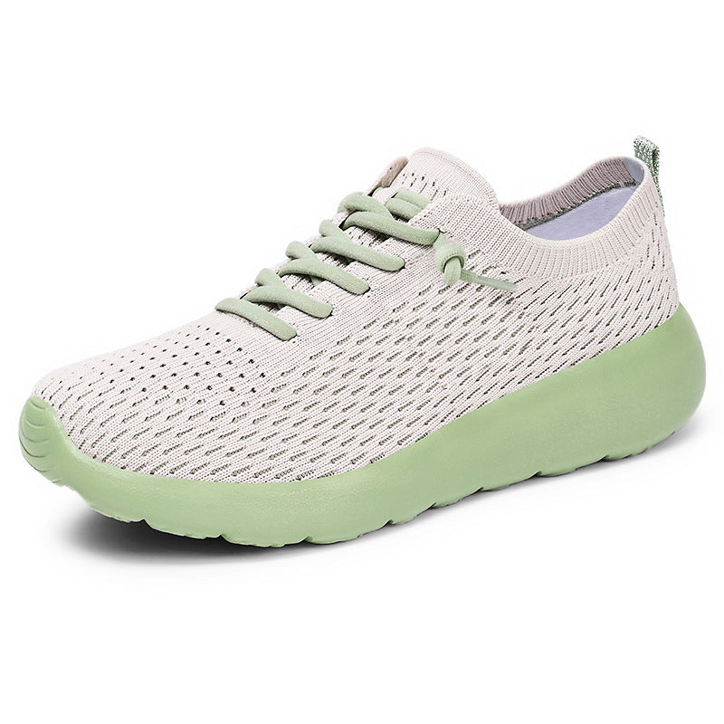 Damen Sportliche Freizeitsneakers mit elastischer Mesh-Oberfläche Drune