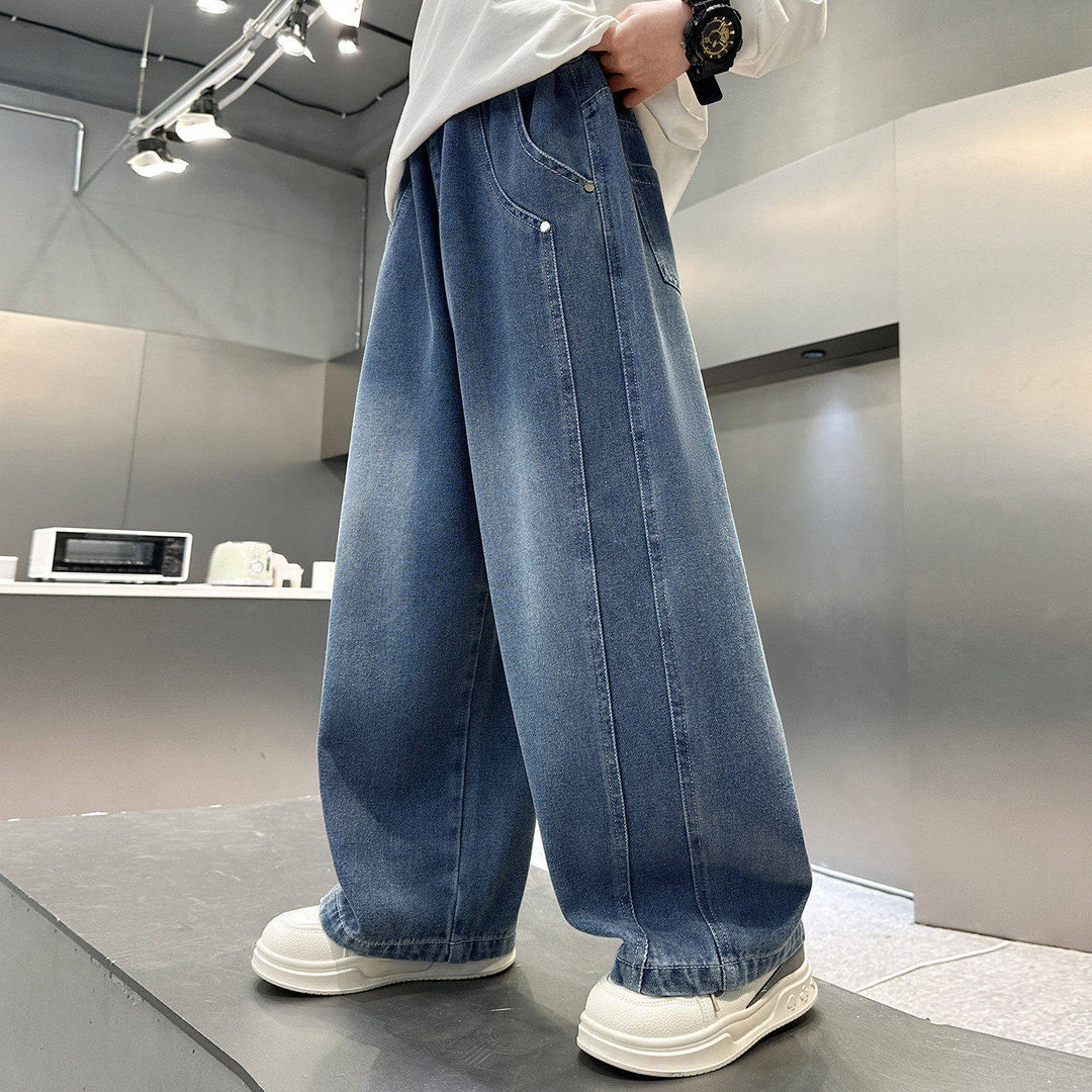 Unisex weite Jeanshose mit komfortablem Schnitt Drune