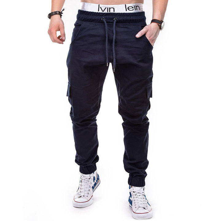 Herren cargo Jogginghose mit elastischem Bund und praktischen Seitentaschen Drune