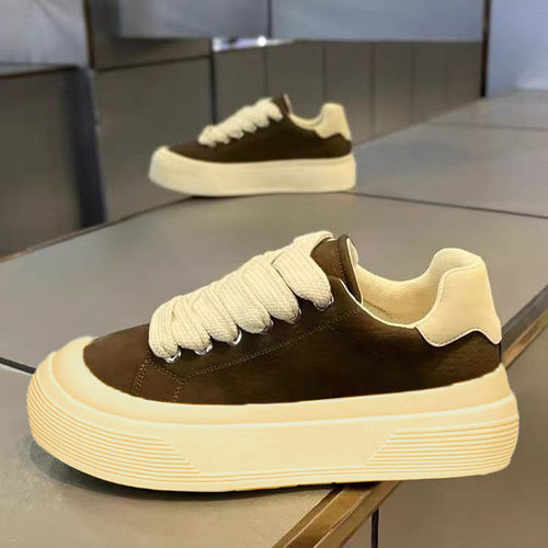 Damen Trendige Sneaker mit verstärktem Fersenbereich und rutschfester Sohle Drune