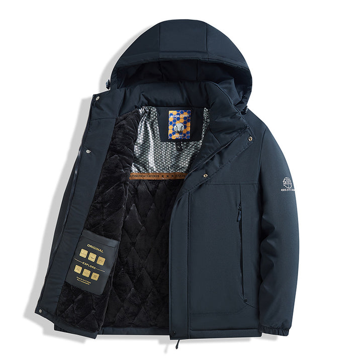 Herren Multifunktionale und warme Steppjacke Drune