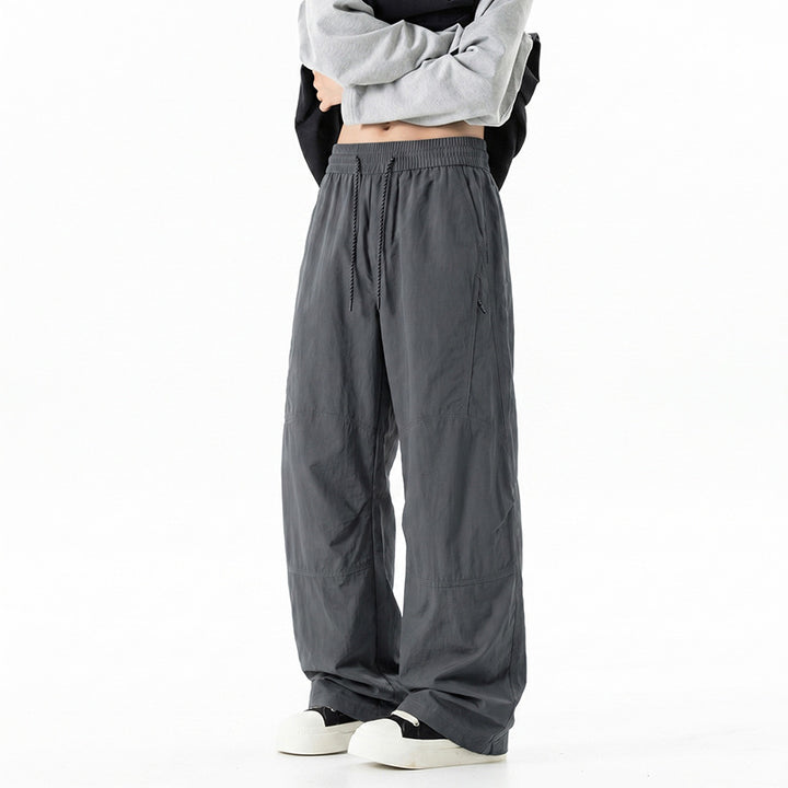 Herren Weite Baggy‑Hose mit Tunnelzugbund und Paneel‑Konstruktion Drune