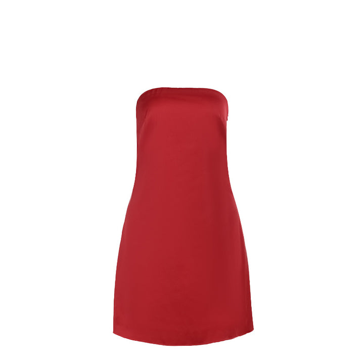 Damen ärmelloses Minikleid im schlichten Design Drune