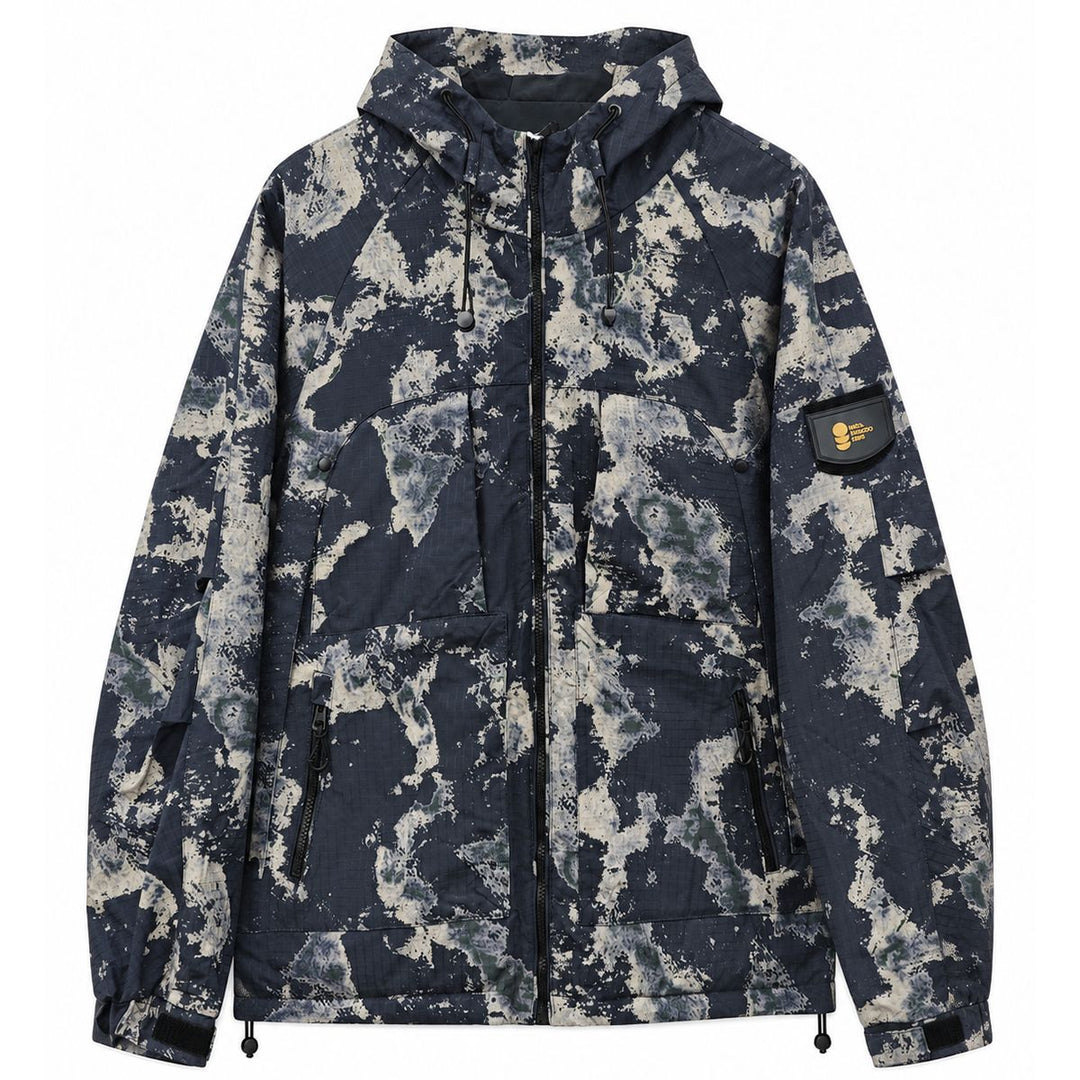 Herren Sportliche Outdoorjacke mit Kapuze Drune