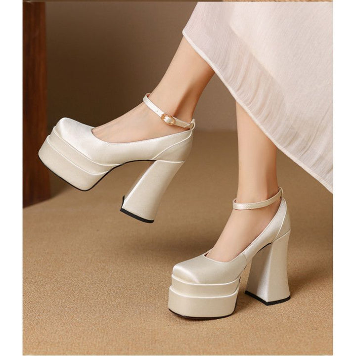 Damen Plateau Sandalen Drune
