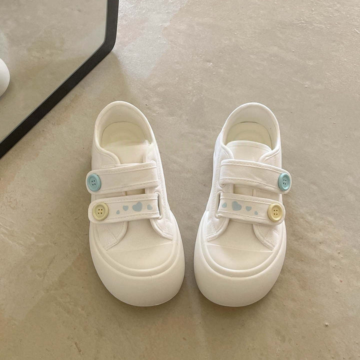 Damen bequeme und verspielte Sneaker mit Klettverschluss von Drune