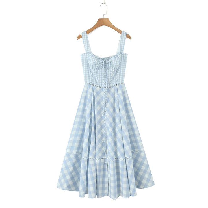 Damen Sommerliches Viskosekleid mit raffinierten Rüschendetails Drune