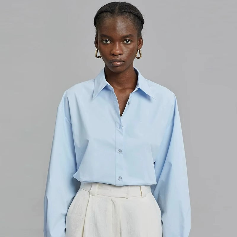 Damen Oversize-BGeschäft hemd Drune