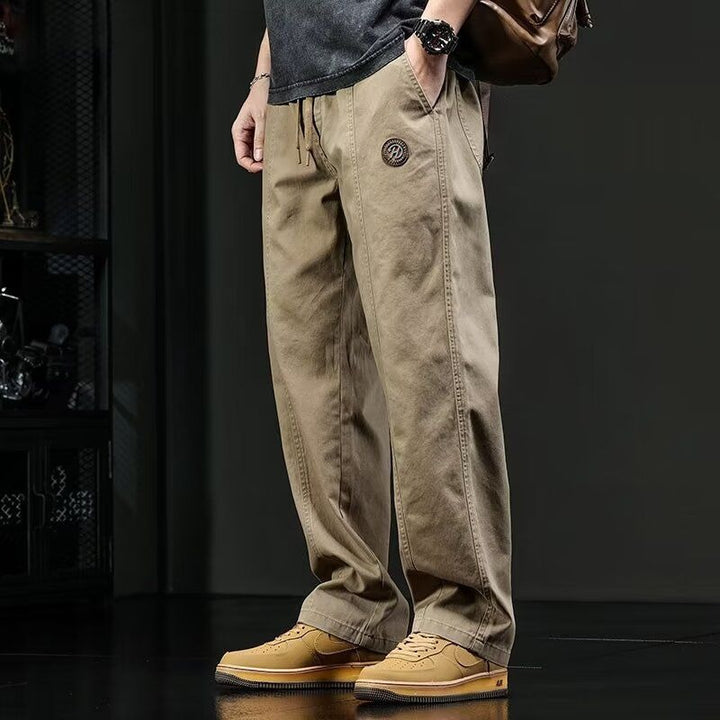 Herren Bequeme Cargo-Hose mit elastischem Bund Drune