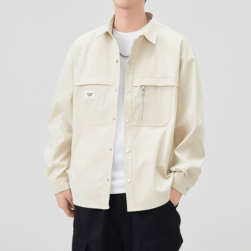 Herren Modische Utility-Jacke mit praktischen Taschen Drune