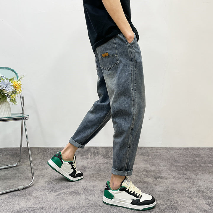 Herren Lässige Denim-Hose Drune