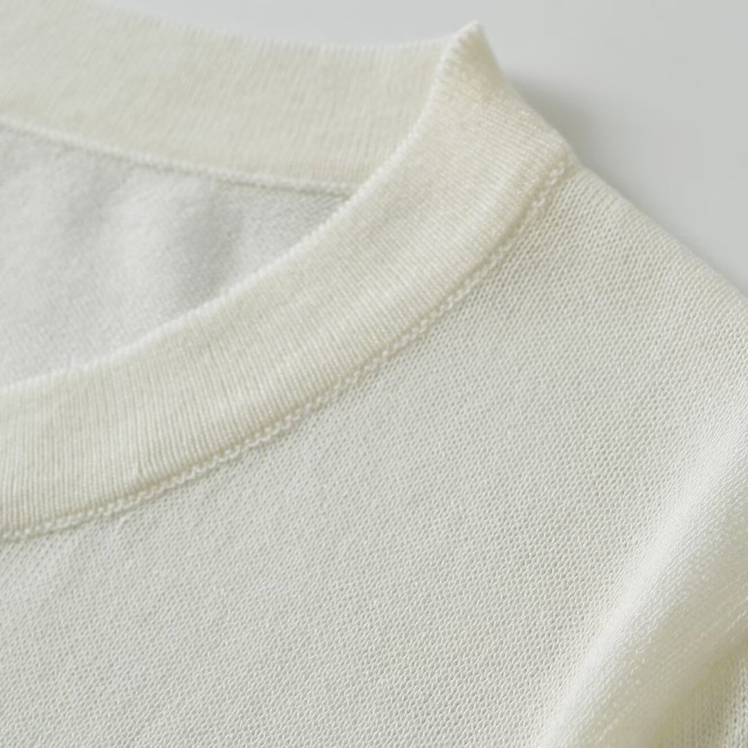 Damen Feinstrick-Henleypullover mit Knopfleiste und geripptem Saum Drune
