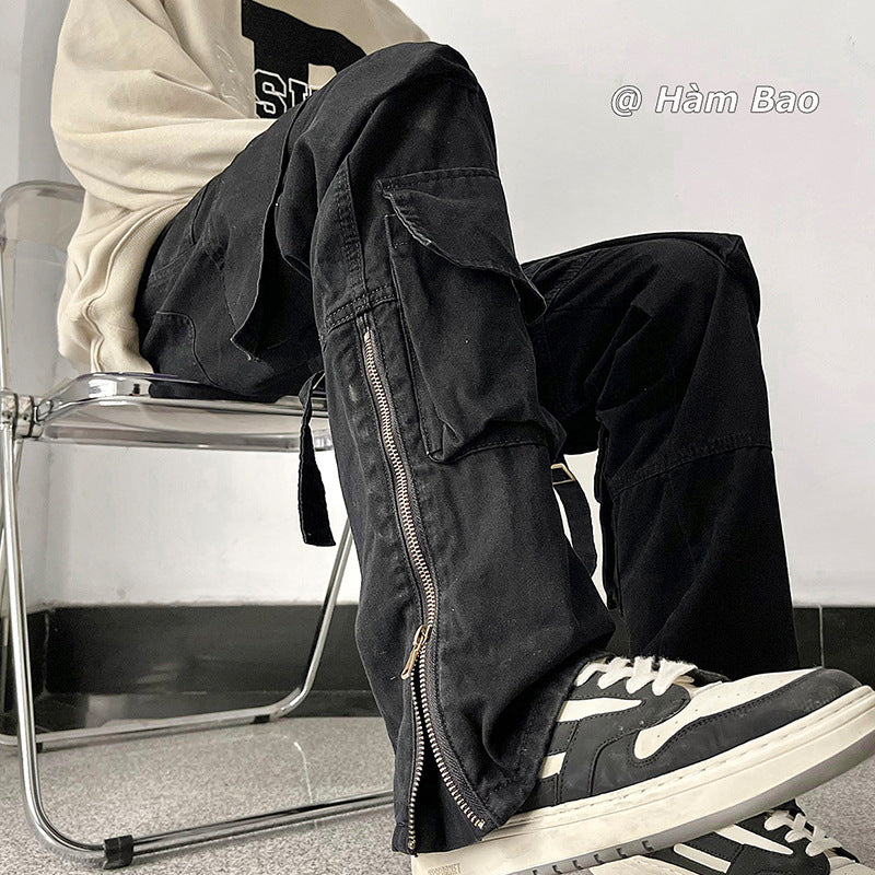Herren Cargo-Hose mit modernen Zip-Elementen und multifunktionalen Taschen Drune