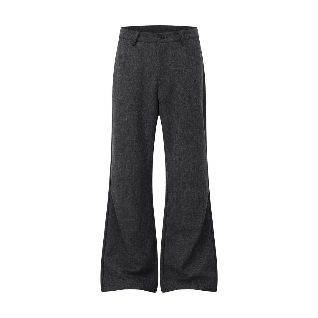 Damen Weite High‑Waist Culotte-Hose aus strukturierter Wollmischung Drune