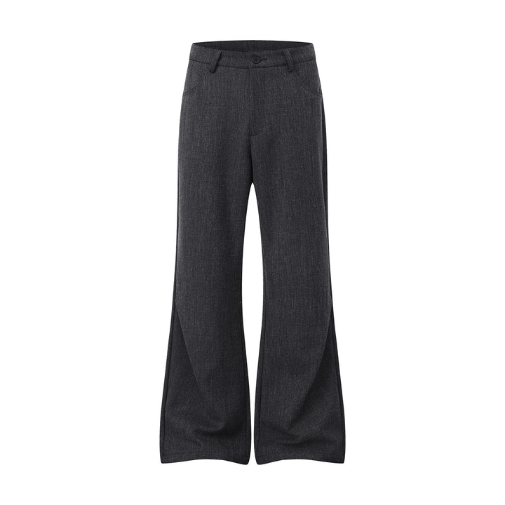 Damen Weite High‑Waist Culotte-Hose aus strukturierter Wollmischung Drune