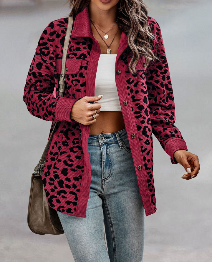 Damen lässige und modische Karo-Jacke Drune