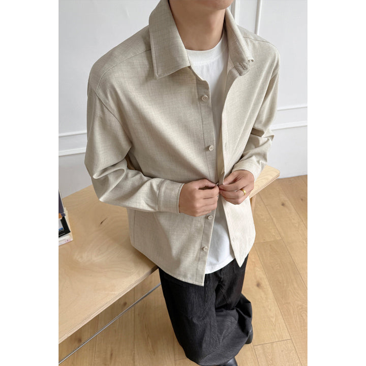 Herren Modische und lässige Overshirtjacke Drune