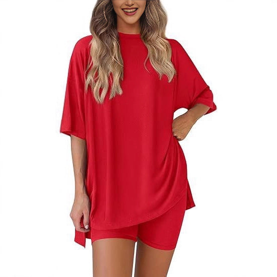 Damen lässiges Oversized T-Shirt Drune