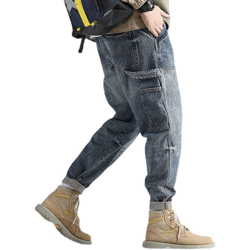 Herren Modische Cargo-Hose mit praktischen Taschen Drune