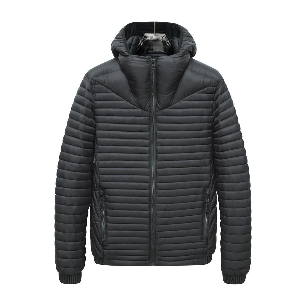 Herren Leichte Steppjacke mit Kapuze Drune