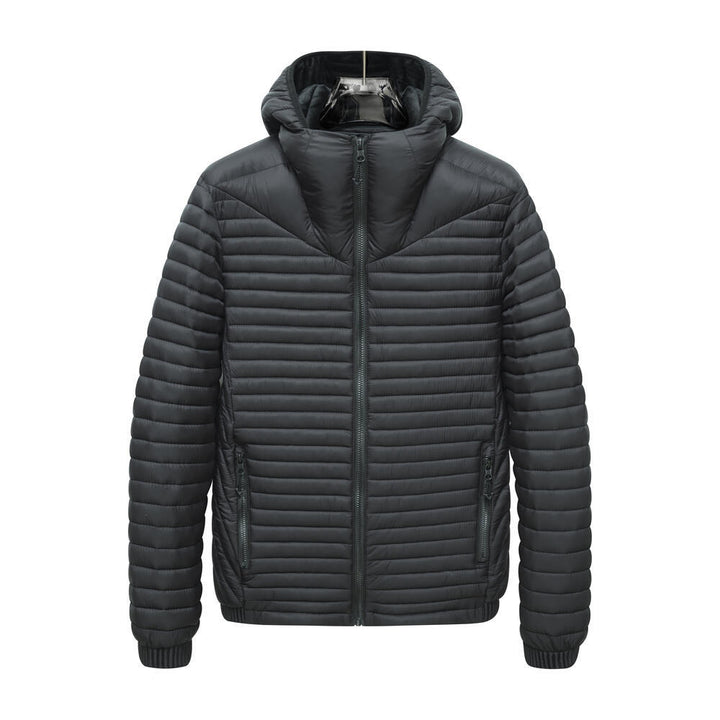 Herren Leichte Steppjacke mit Kapuze Drune