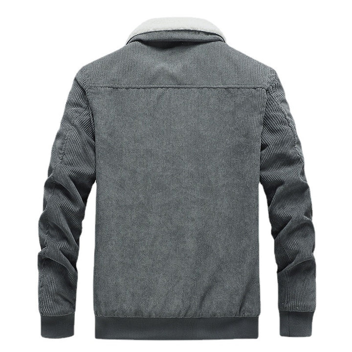 Herren Lässige Steppjacke mit Teddyfutter Drune