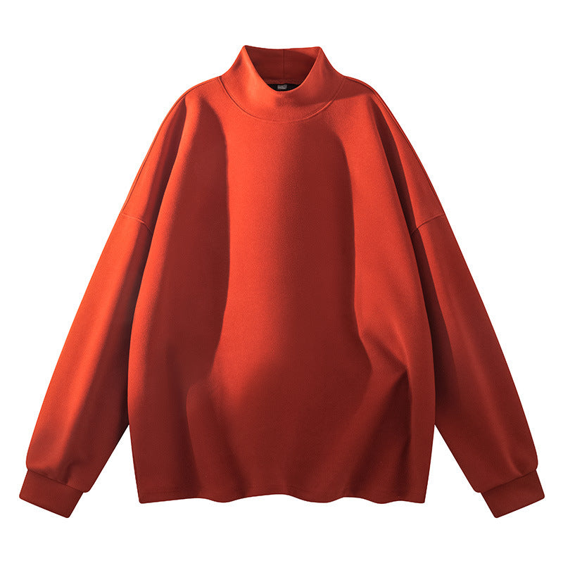Damen Modische Sweatshirt mit Stehkragen Drune