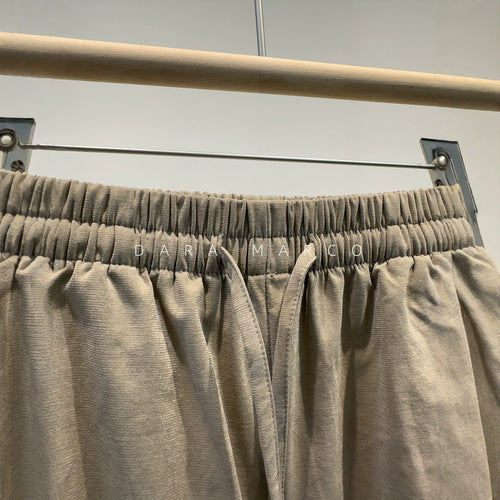 Damen Legere Weite Baumwollhosen Drune
