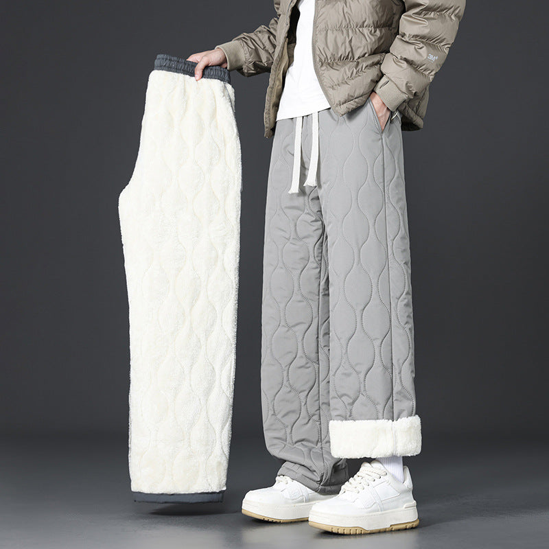 Herren Gemütliche Fleece-Jogginghose mit Innenfutter