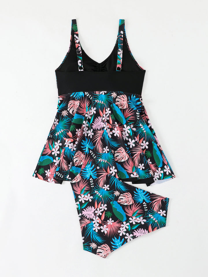 Damen Baderock mit integriertem Top Drune