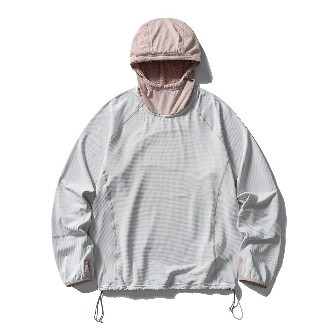 Unisex Technischer Kapuzenpullover mit verstellbarem Saum, isolierter Innenkapuze und Daumenöffnungen Drune