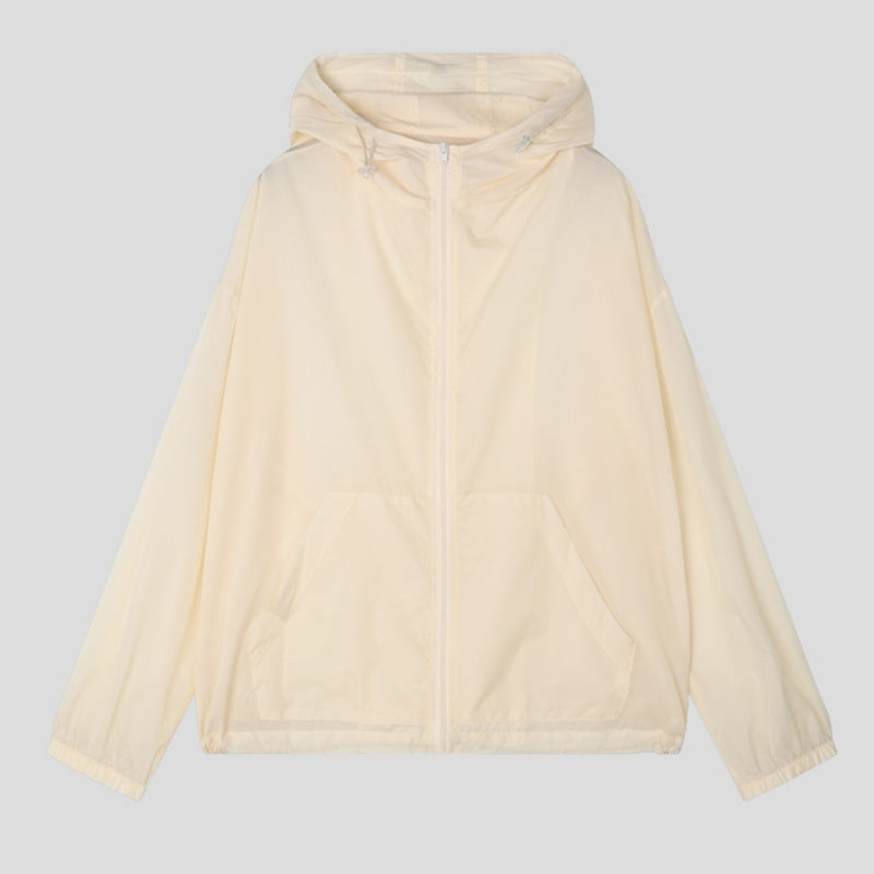 Damen leichte Regenjacke mit praktischen Taschen Drune